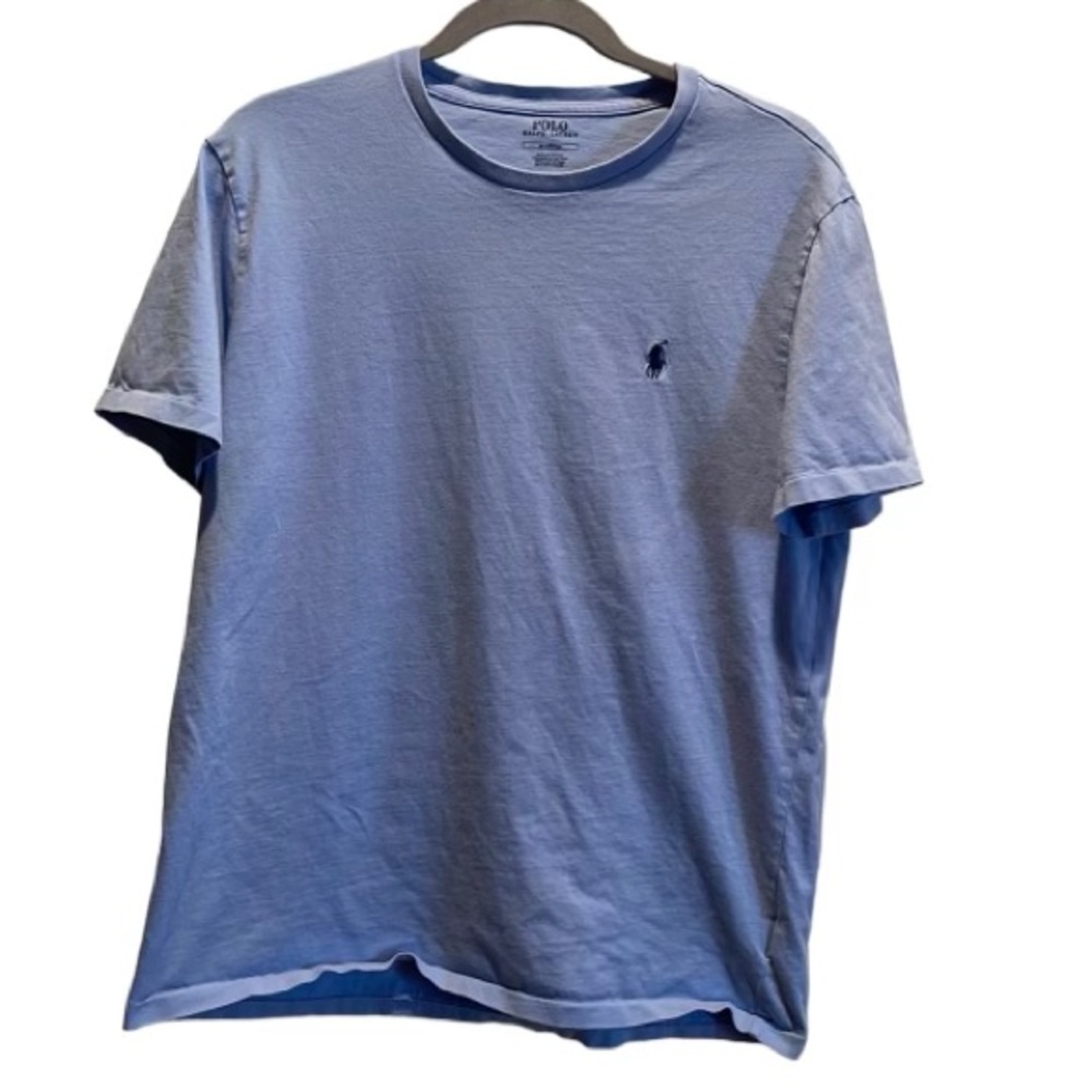 Men’s Baby Blue Ralph Lauren Polo Short Sleeve T-Shirt Size M